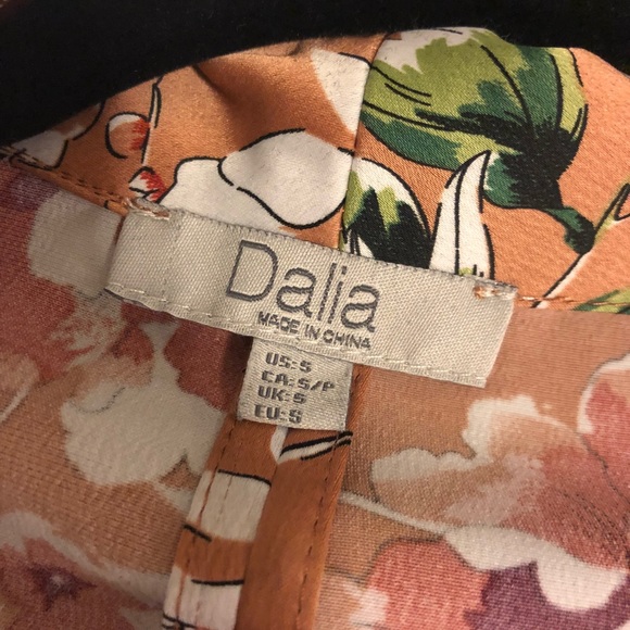 Silk Floral Blazer - Picture 3 of 5